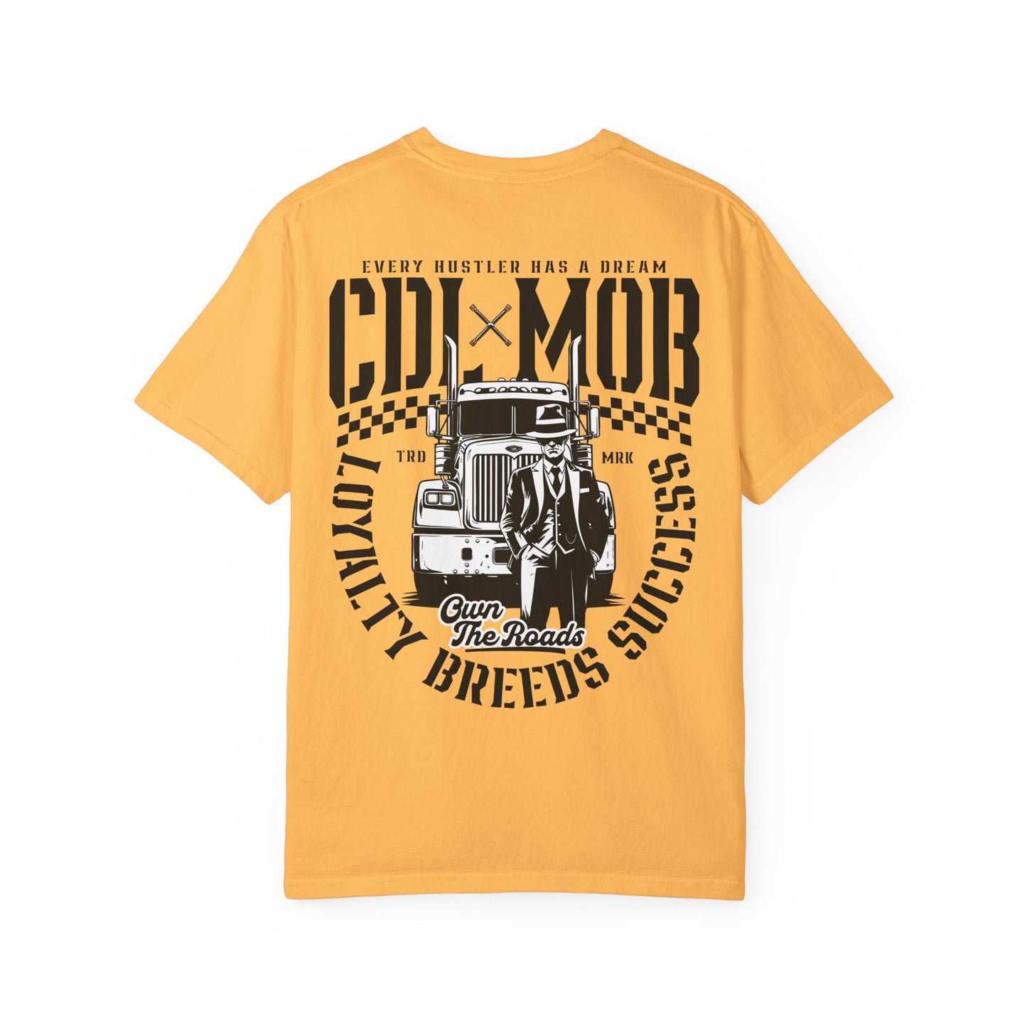 Vintage-Inspired CDL MOB Truck Driver T-Shirt