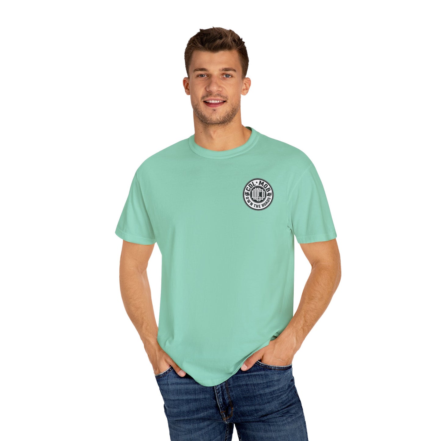 Backbone of America T-Shirt with Trucking Theme