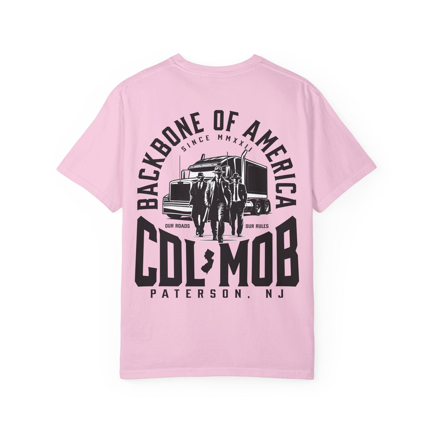 Backbone of America T-Shirt with Trucking Theme