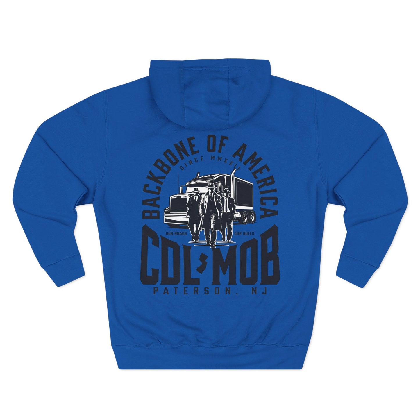 Backbone of America Fleece Hoodie - Cozy Unisex Pullover for Everyday Style