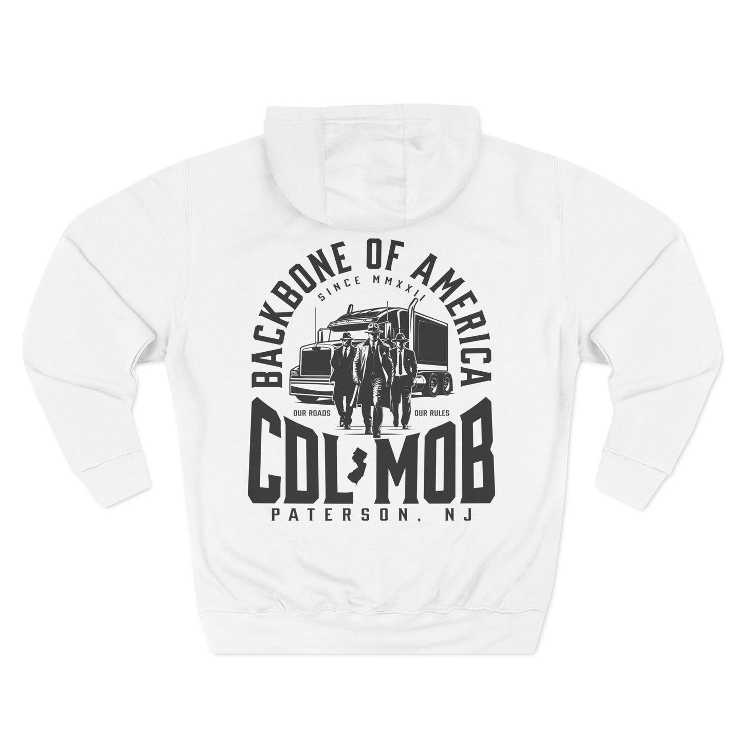 Backbone of America Fleece Hoodie - Cozy Unisex Pullover for Everyday Style