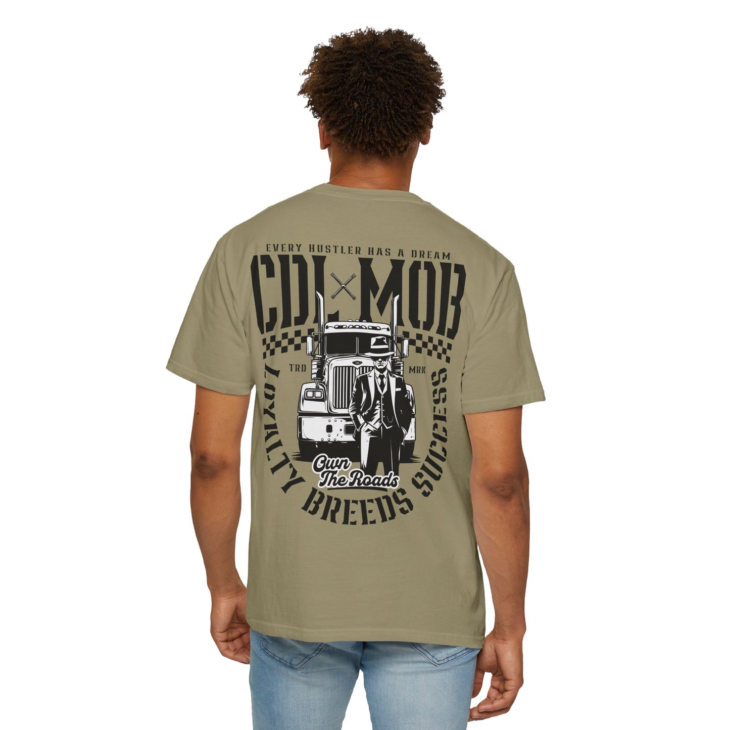 Vintage-Inspired CDL MOB Truck Driver T-Shirt