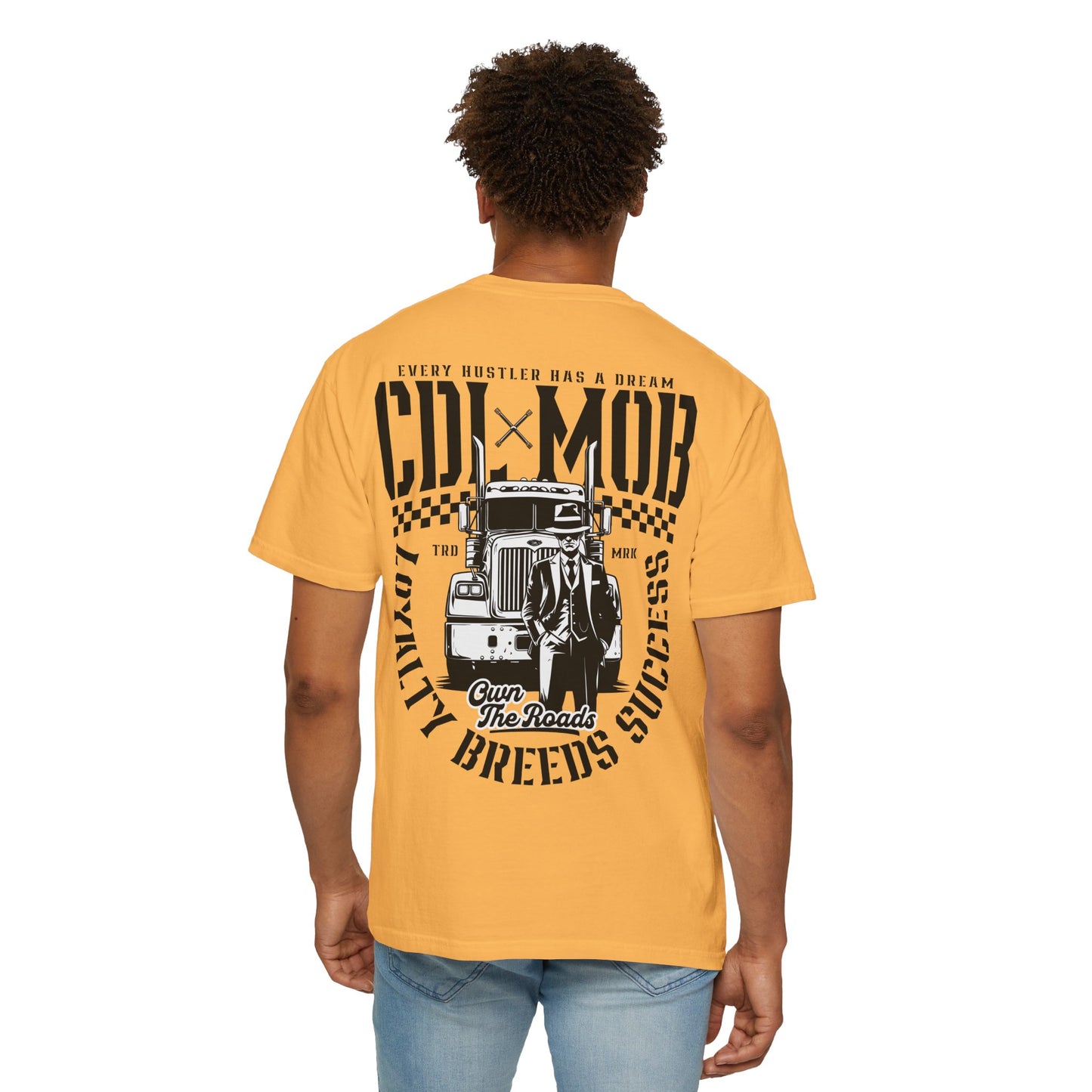 Vintage-Inspired CDL MOB Truck Driver T-Shirt