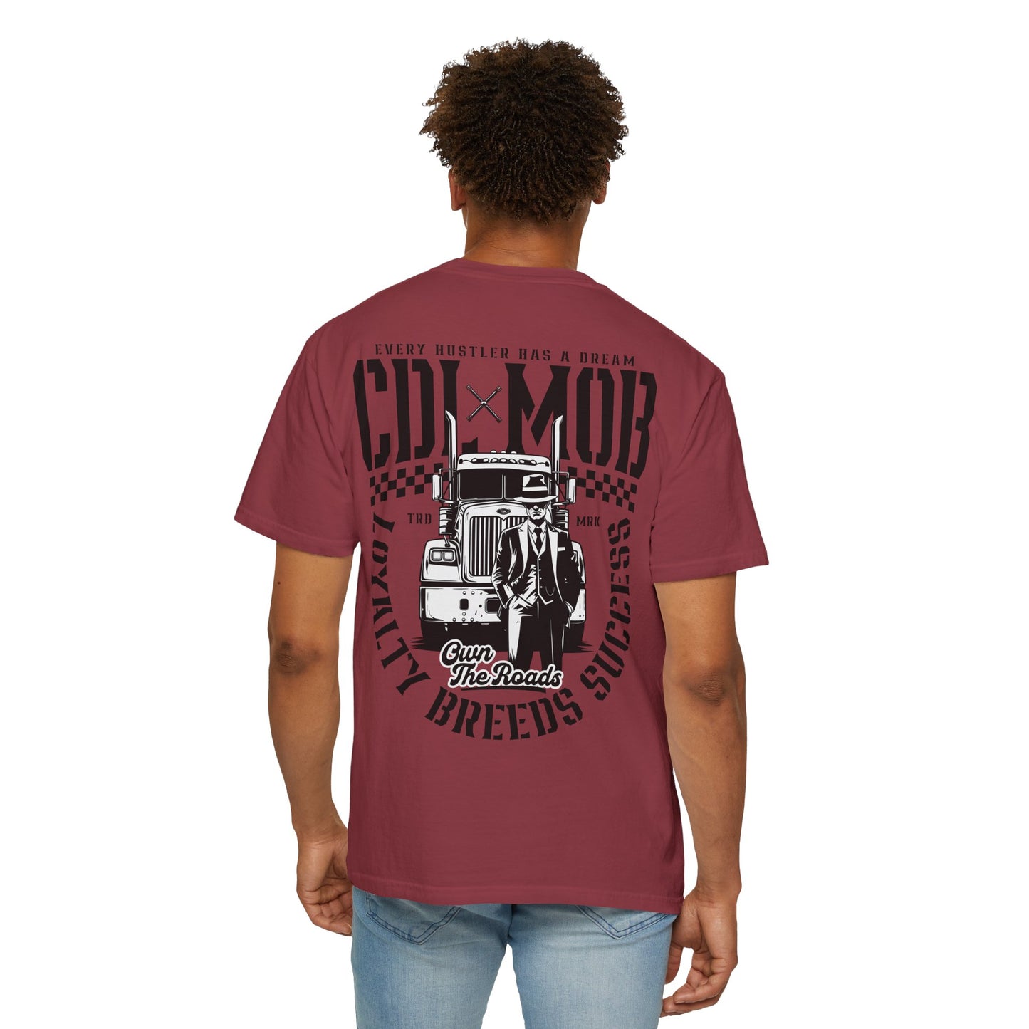 Vintage-Inspired CDL MOB Truck Driver T-Shirt