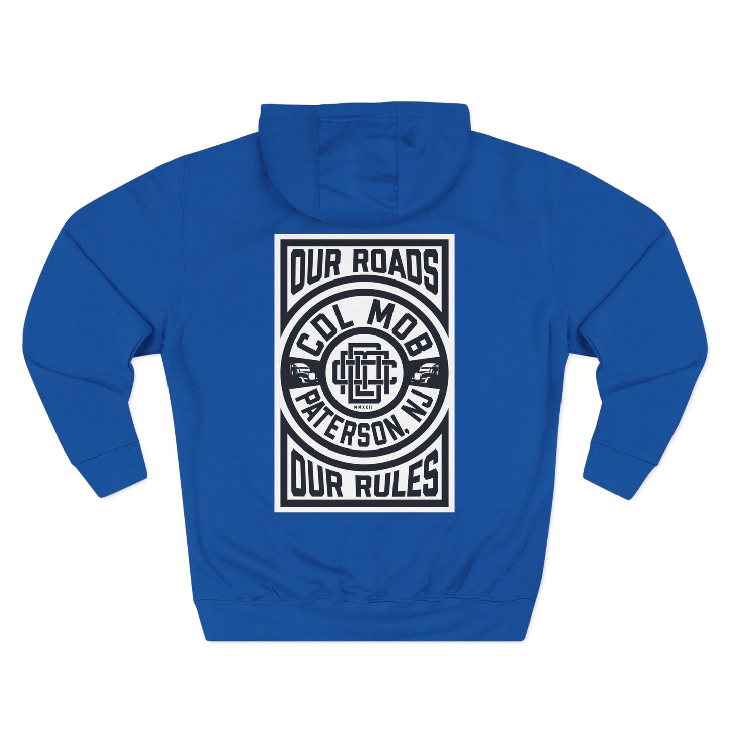 Our Roads Our Rules Streetwear Hoodie, Casual Fleece Sweatshirt