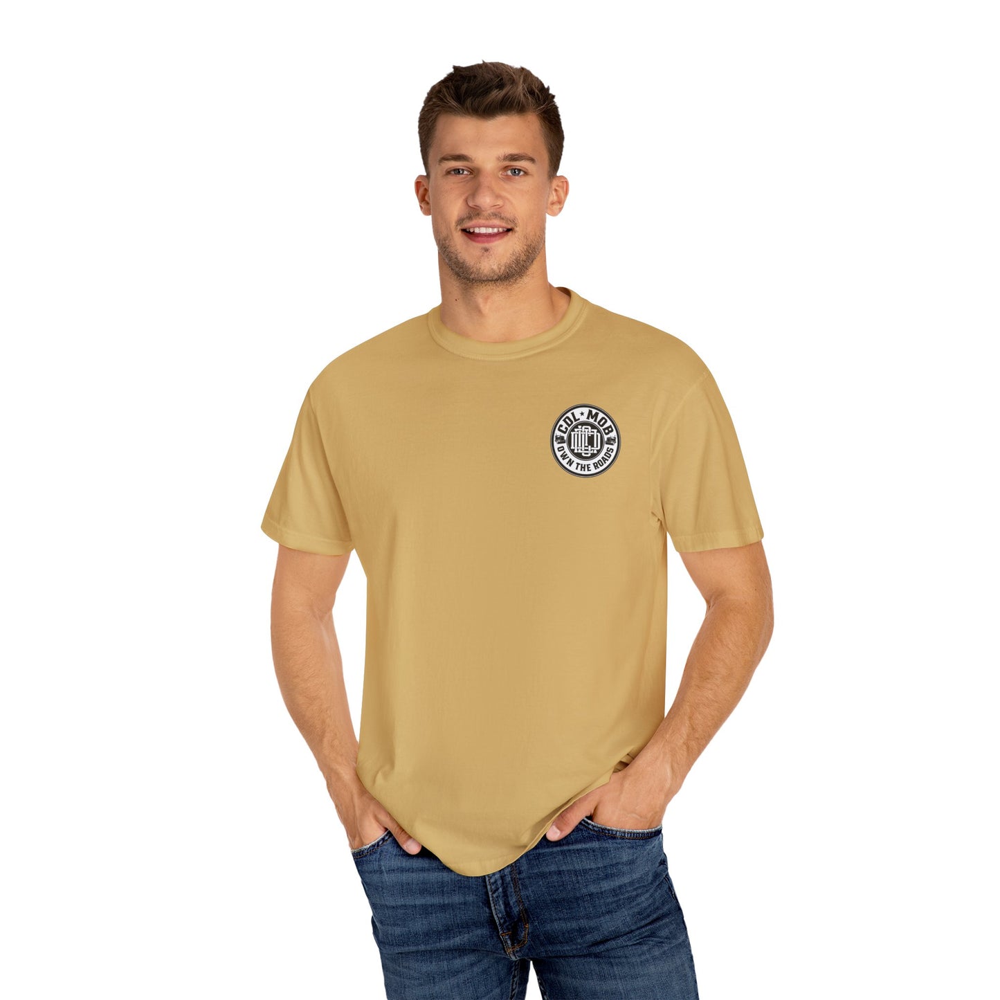 Backbone of America T-Shirt with Trucking Theme