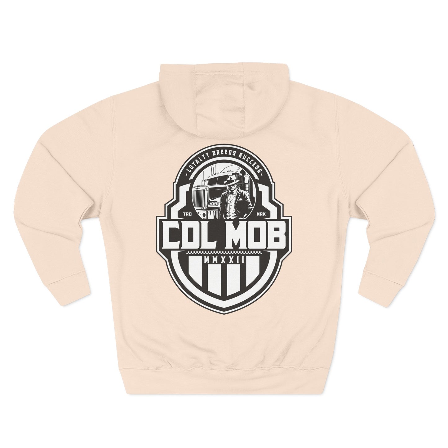 CDL MOB Three-Panel Fleece Hoodie | Unisex Casual Wear