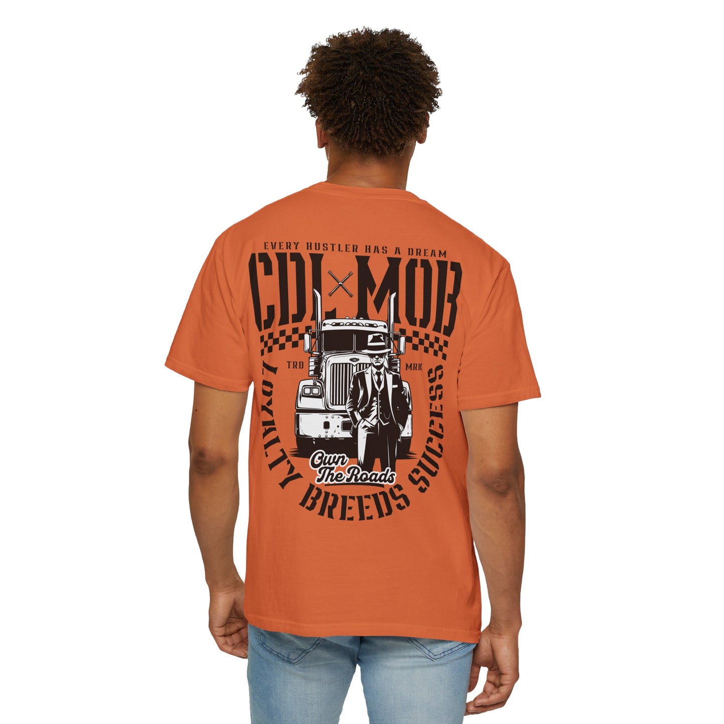 Vintage-Inspired CDL MOB Truck Driver T-Shirt