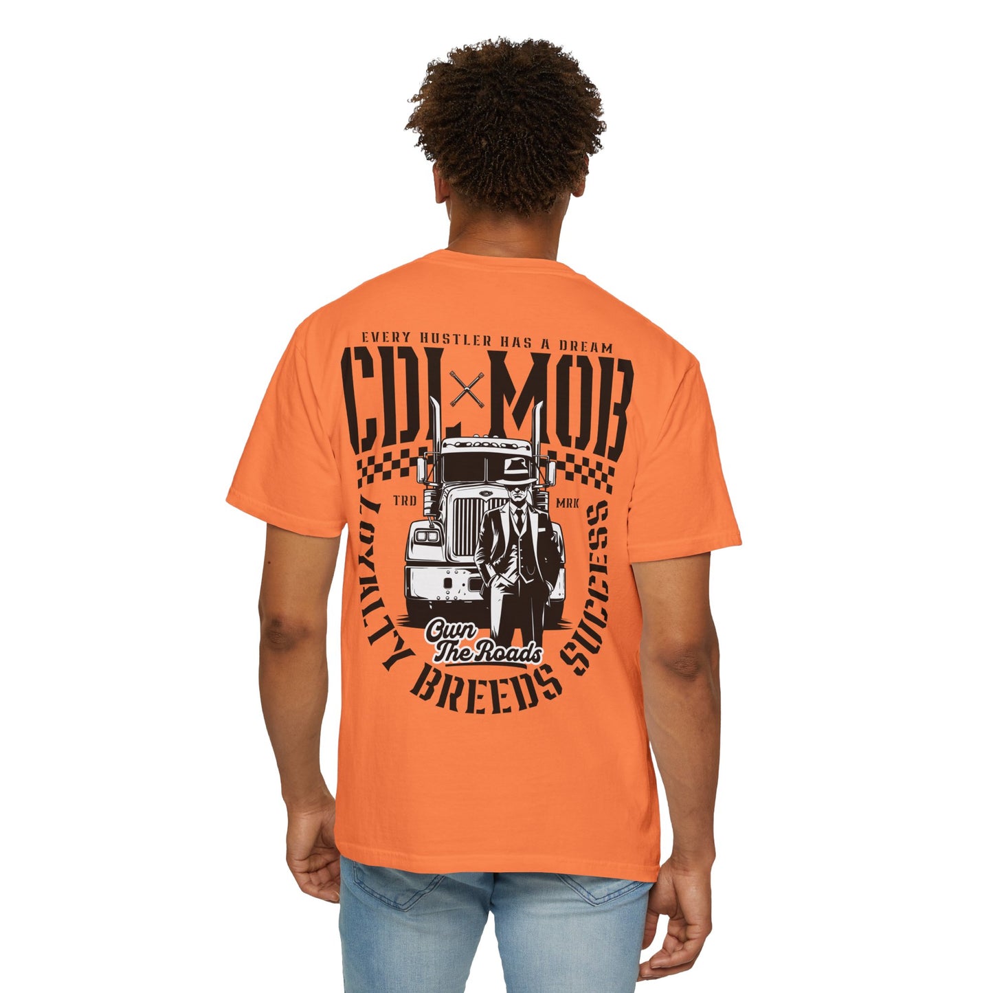 Vintage-Inspired CDL MOB Truck Driver T-Shirt