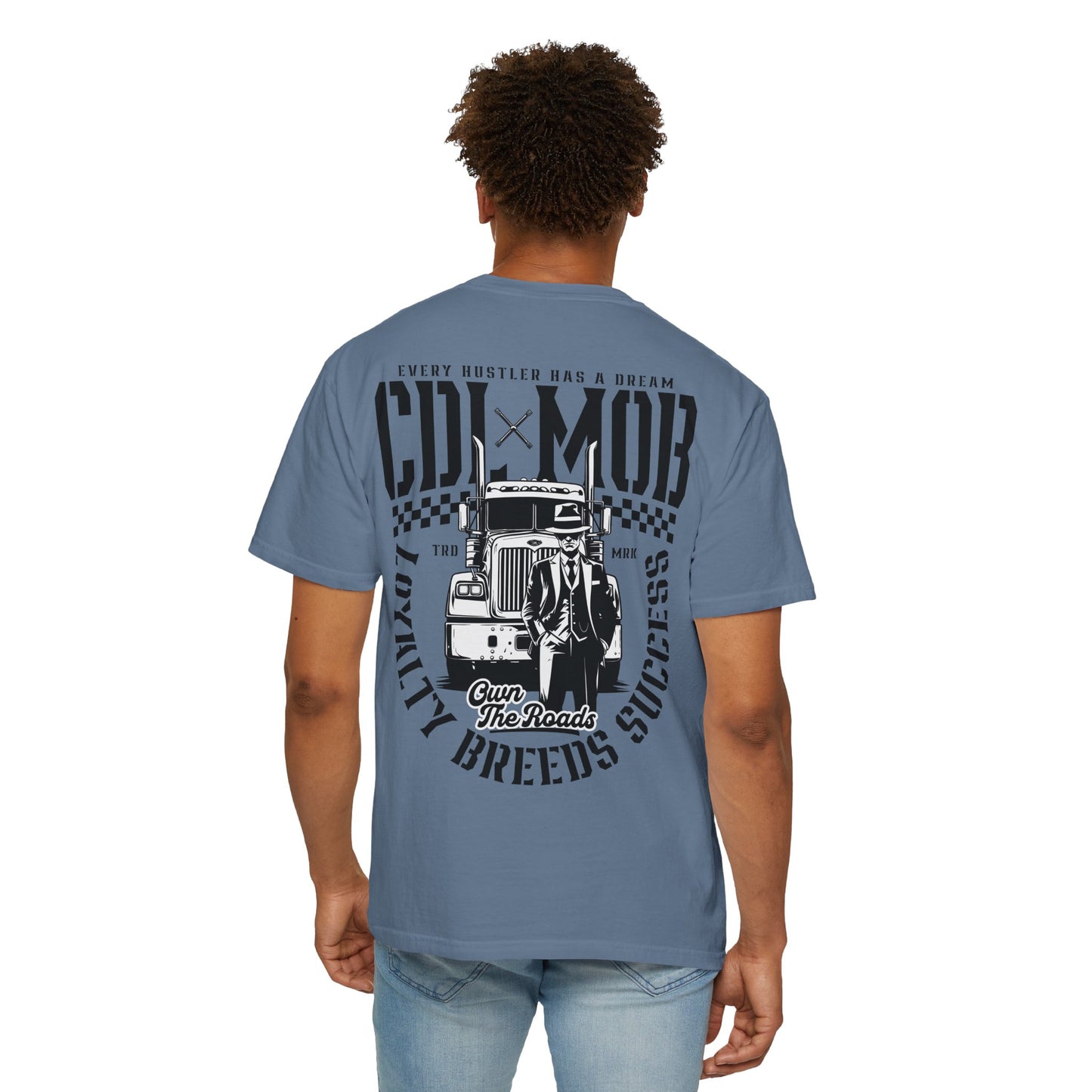 Vintage-Inspired CDL MOB Truck Driver T-Shirt