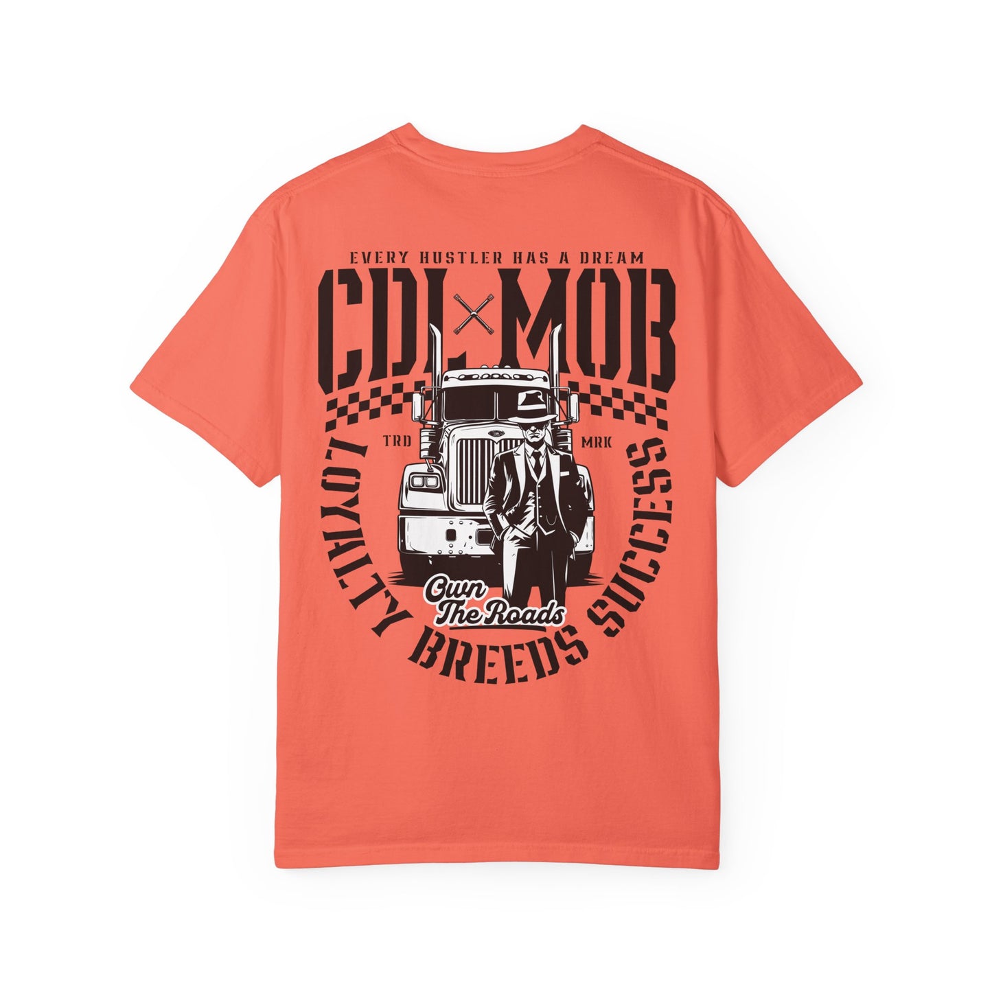 Vintage-Inspired CDL MOB Truck Driver T-Shirt