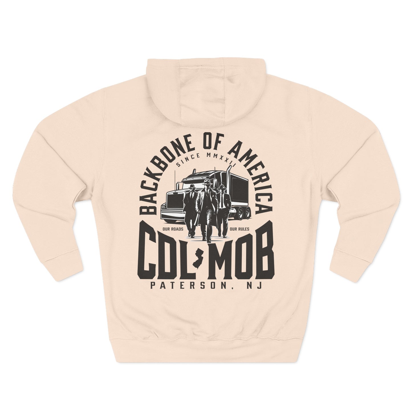 Backbone of America Fleece Hoodie - Cozy Unisex Pullover for Everyday Style