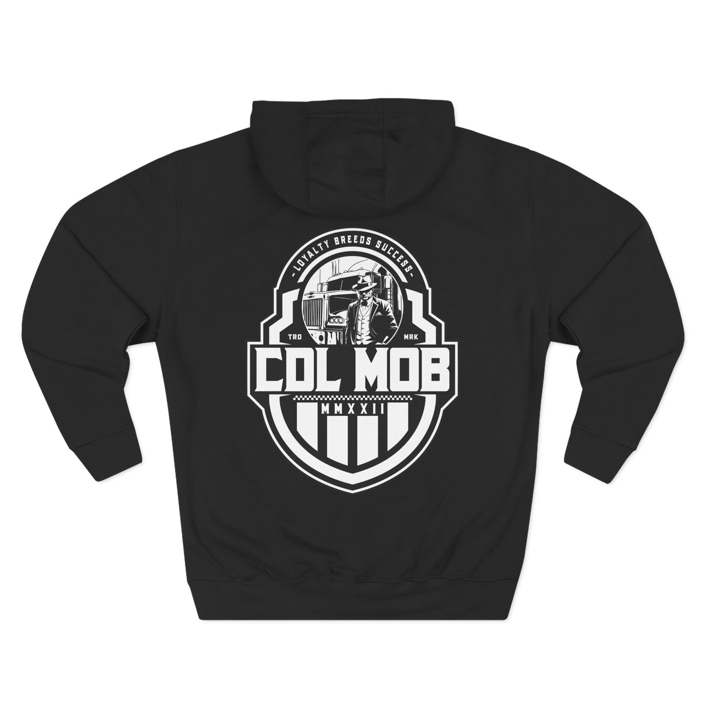 CDL MOB Three-Panel Fleece Hoodie | Unisex Casual Wear