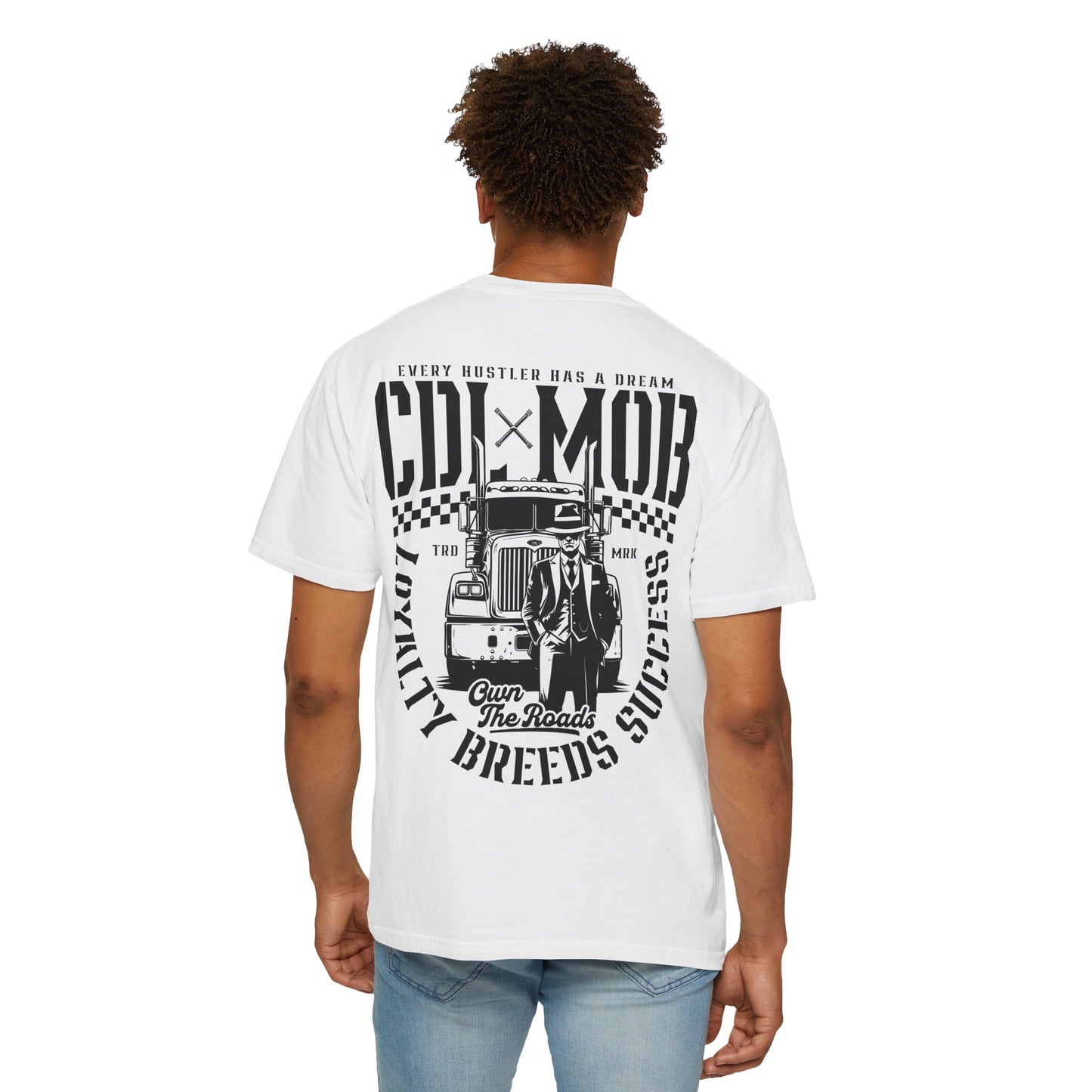 Vintage-Inspired CDL MOB Truck Driver T-Shirt