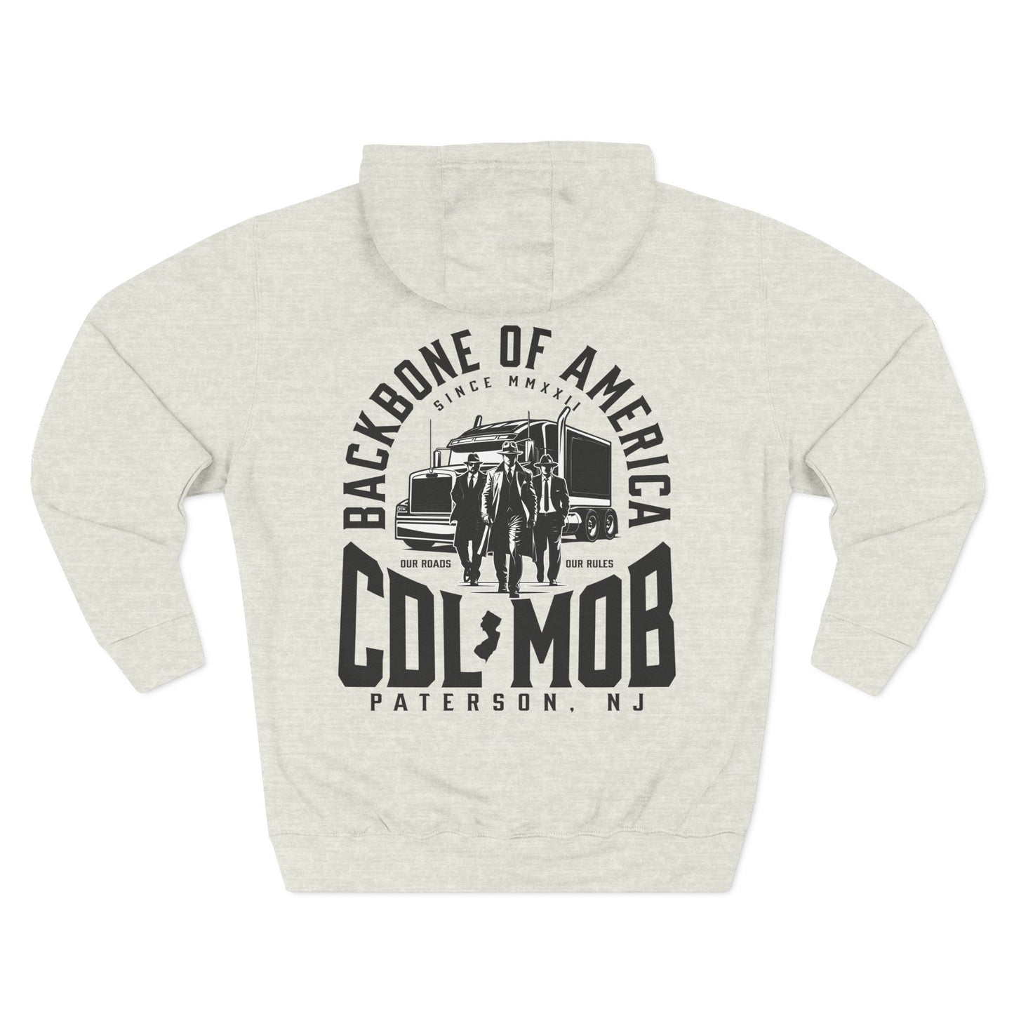 Backbone of America Fleece Hoodie - Cozy Unisex Pullover for Everyday Style