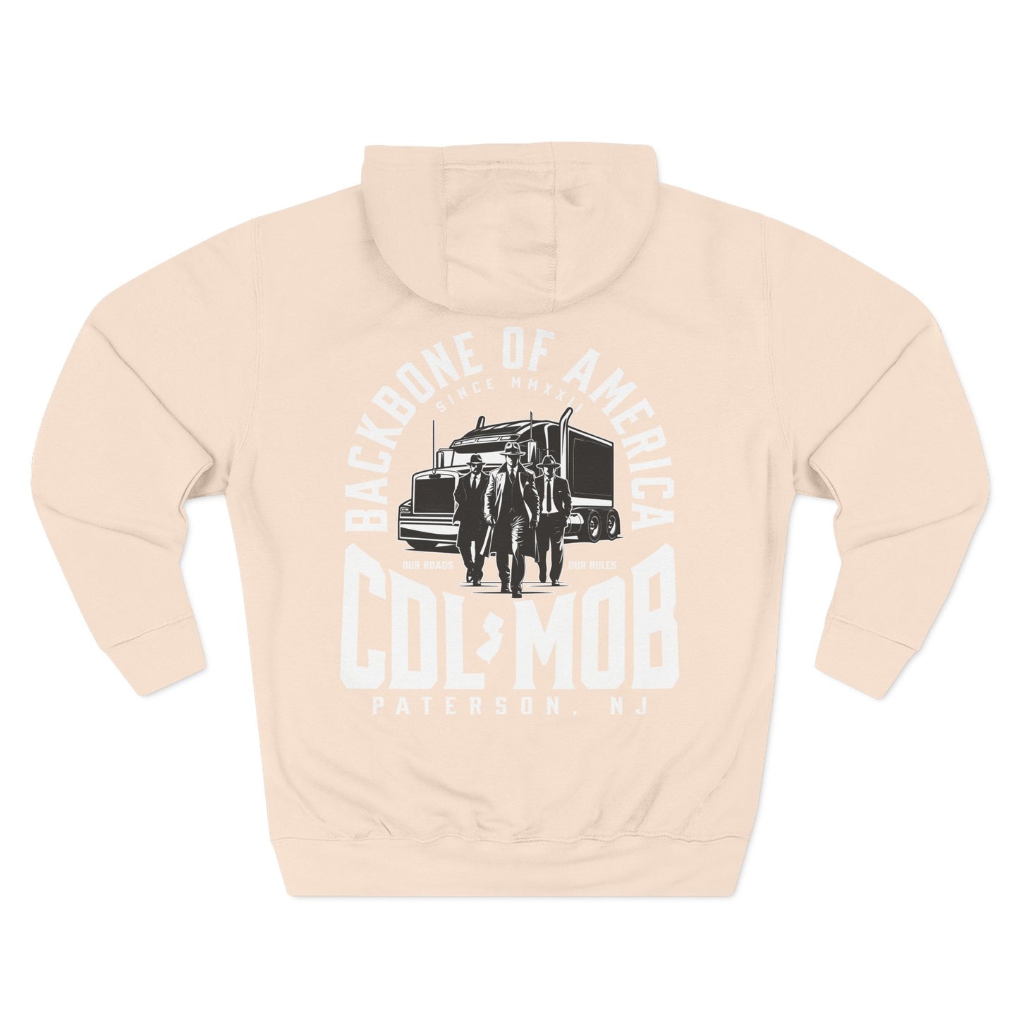 Trucker Pride Fleece Hoodie | Comfortable Pullover for Truck Drivers