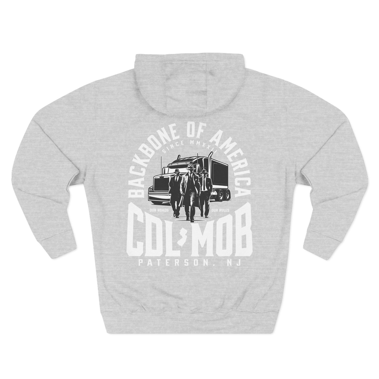 Trucker Pride Fleece Hoodie | Comfortable Pullover for Truck Drivers