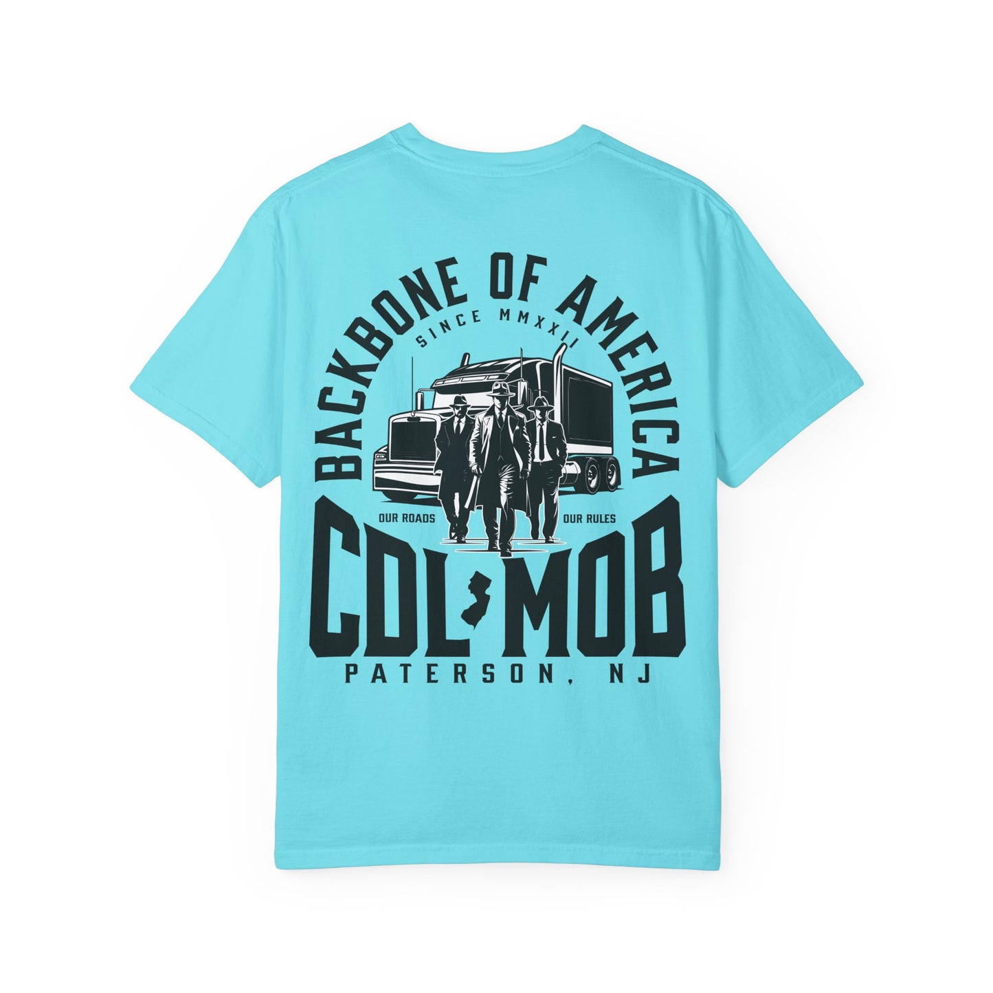 Backbone of America T-Shirt with Trucking Theme
