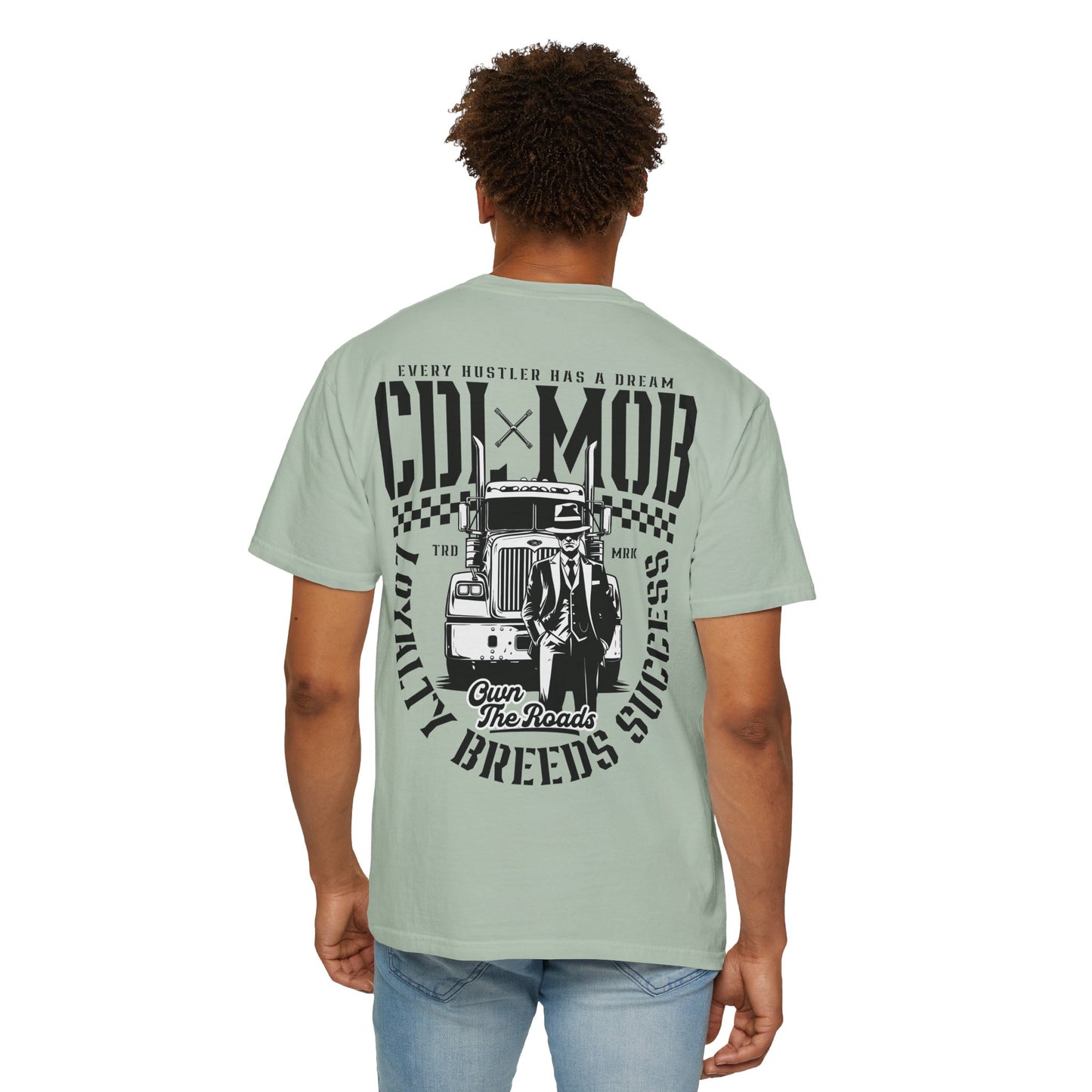 Vintage-Inspired CDL MOB Truck Driver T-Shirt