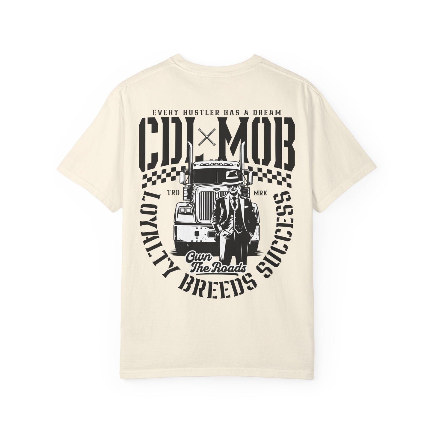 Vintage-Inspired CDL MOB Truck Driver T-Shirt