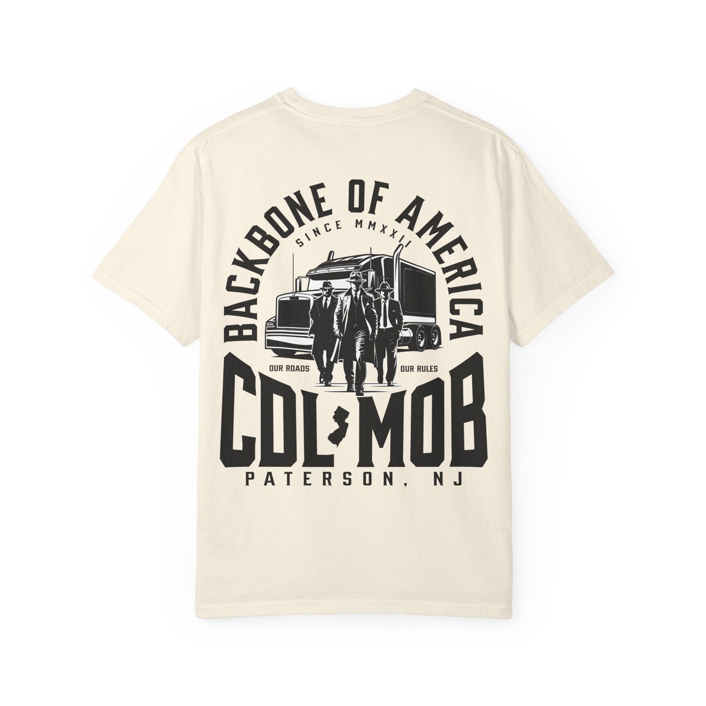 Backbone of America T-Shirt with Trucking Theme