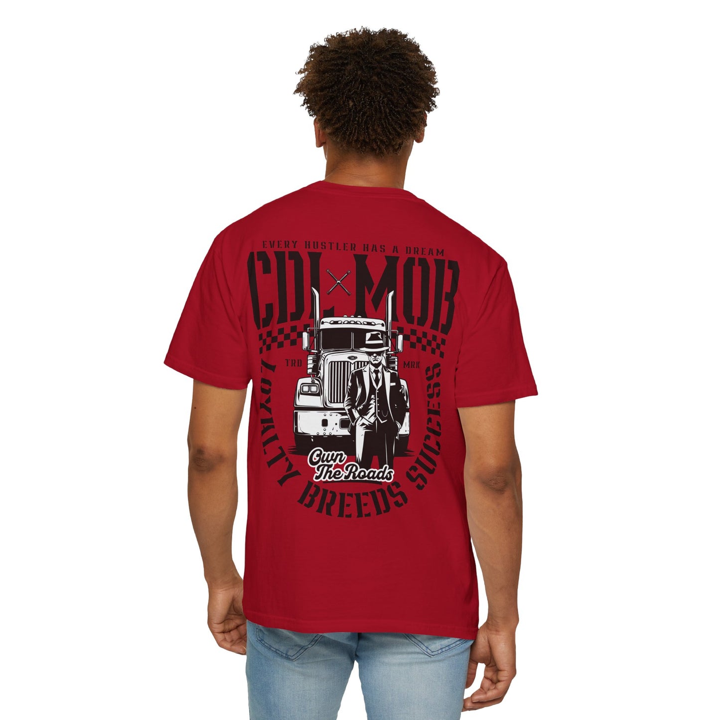 Vintage-Inspired CDL MOB Truck Driver T-Shirt