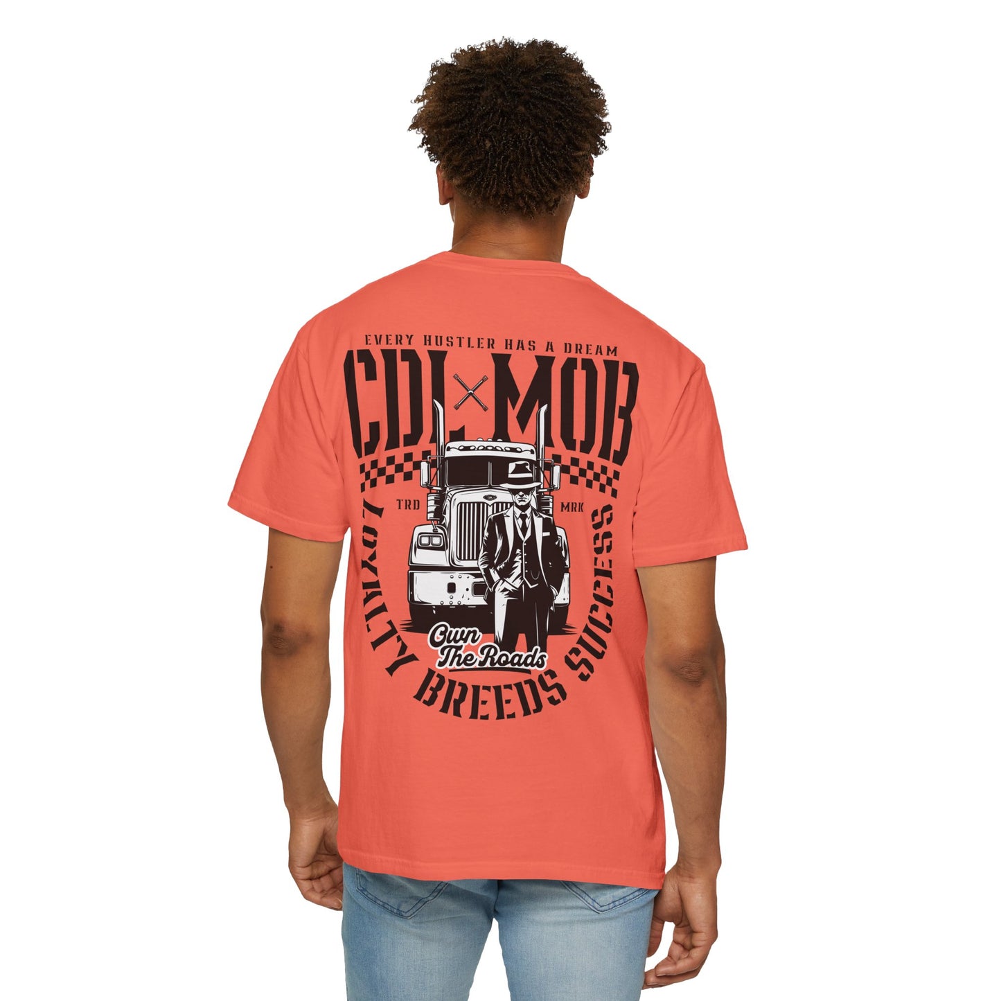 Vintage-Inspired CDL MOB Truck Driver T-Shirt