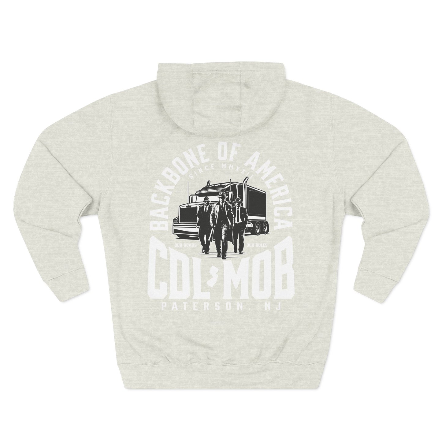 Trucker Pride Fleece Hoodie | Comfortable Pullover for Truck Drivers