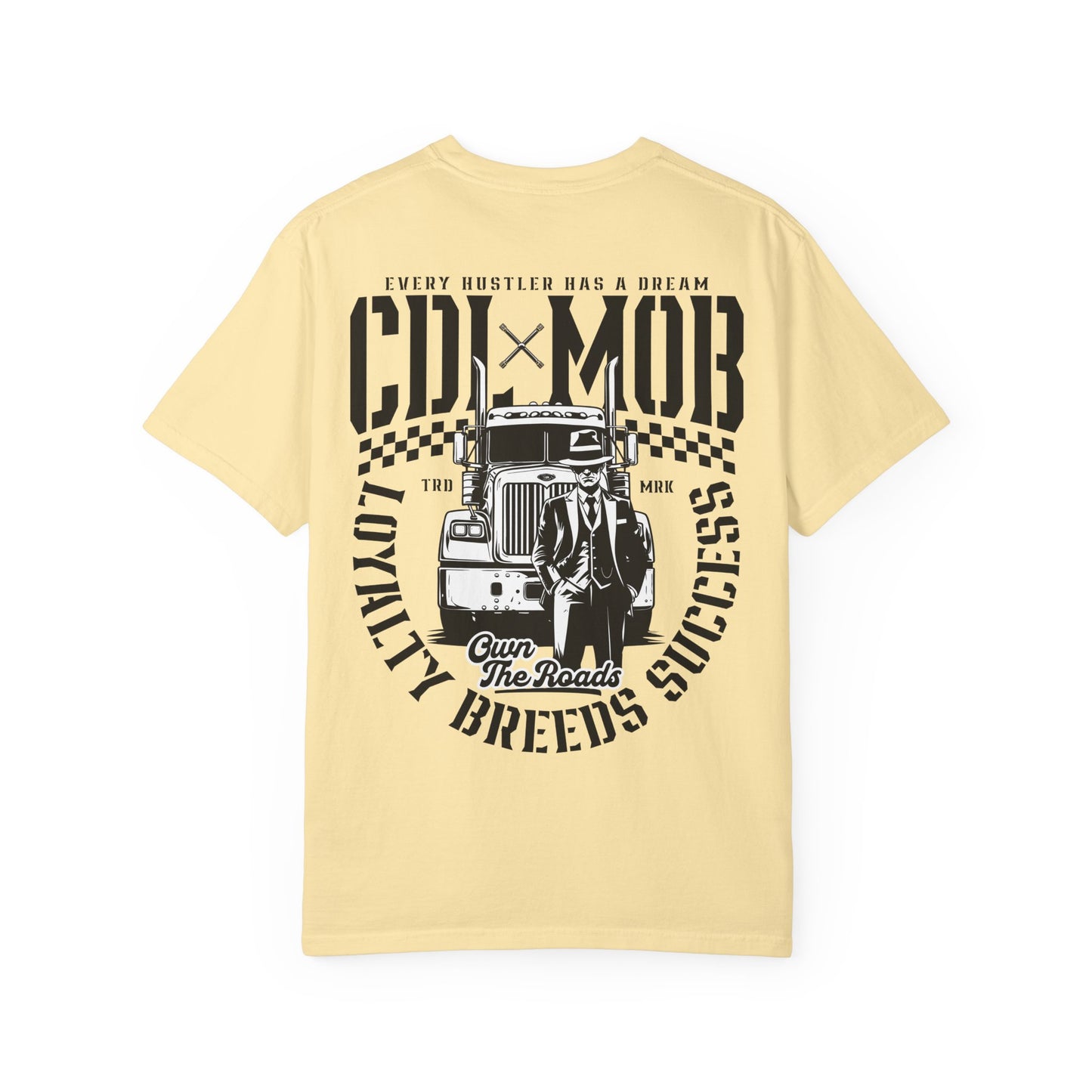 Vintage-Inspired CDL MOB Truck Driver T-Shirt