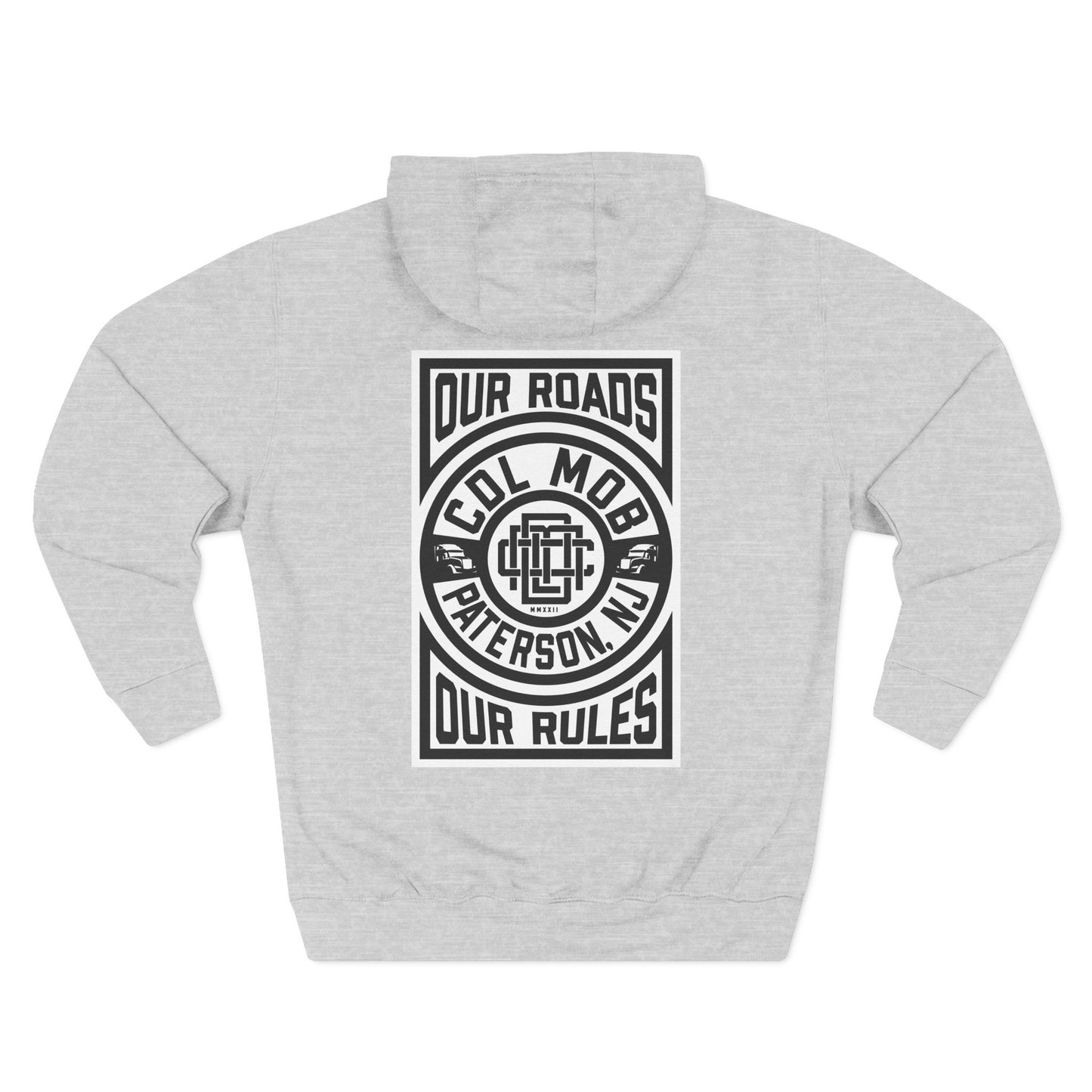 Our Roads Our Rules Streetwear Hoodie, Casual Fleece Sweatshirt