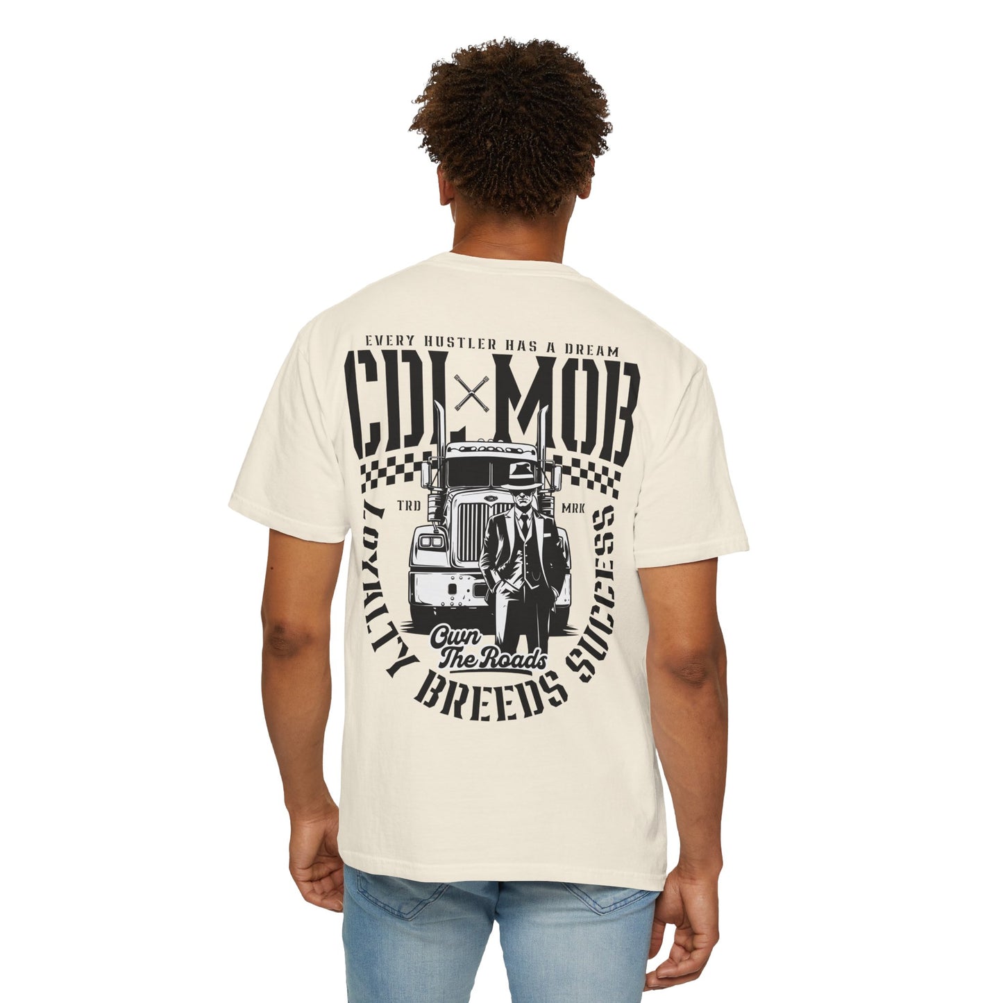 Vintage-Inspired CDL MOB Truck Driver T-Shirt