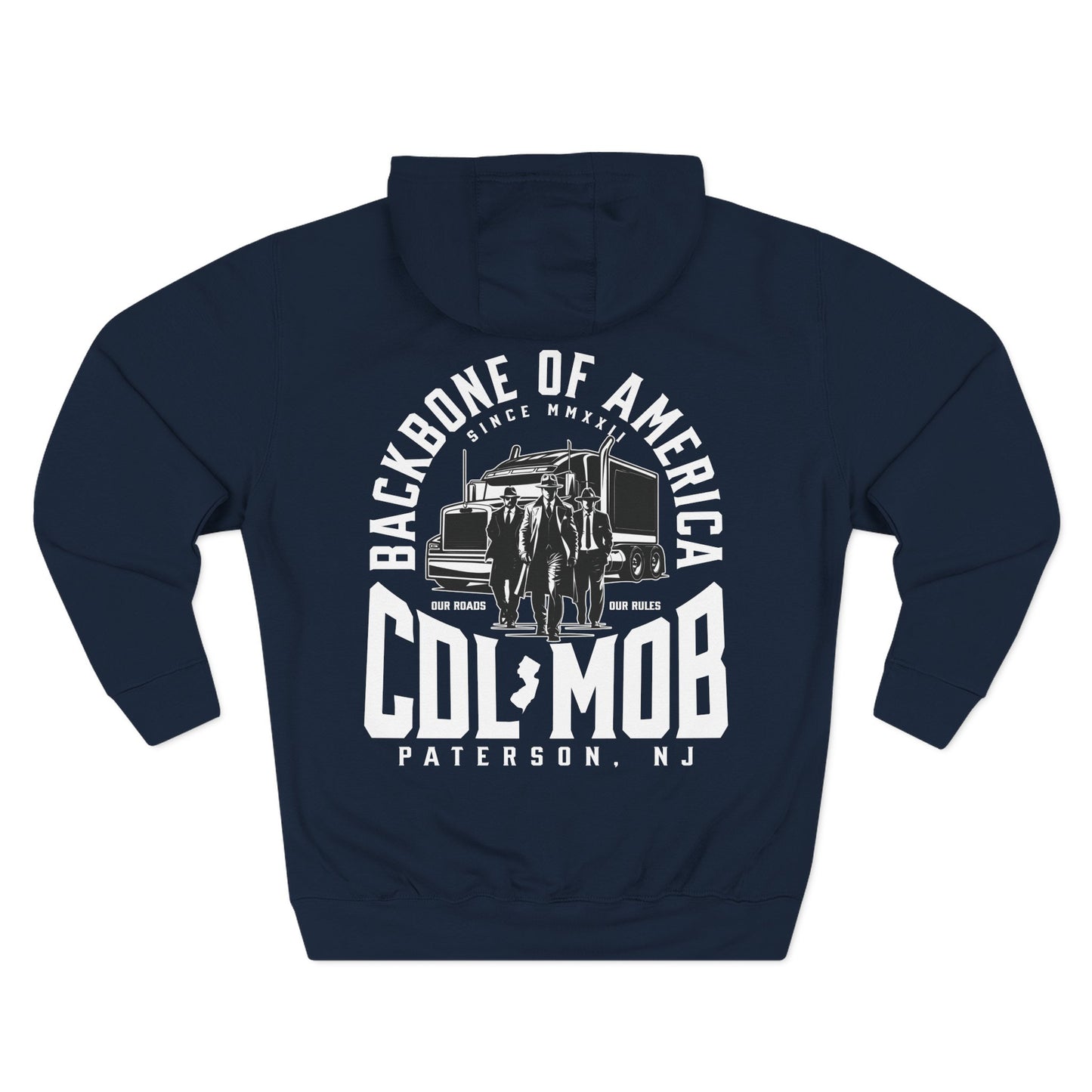 Trucker Pride Fleece Hoodie | Comfortable Pullover for Truck Drivers