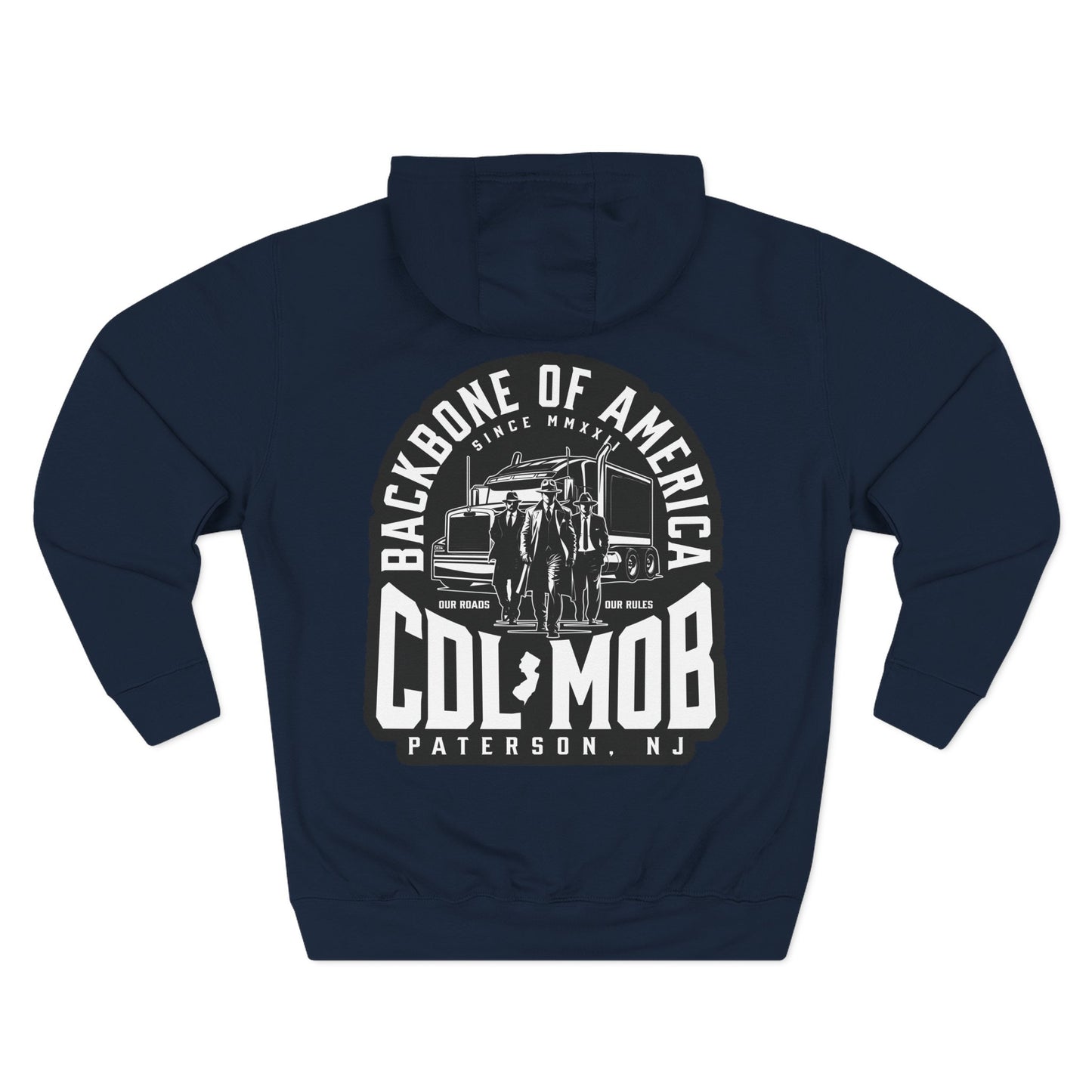 Backbone of America Fleece Hoodie - Cozy Streetwear
