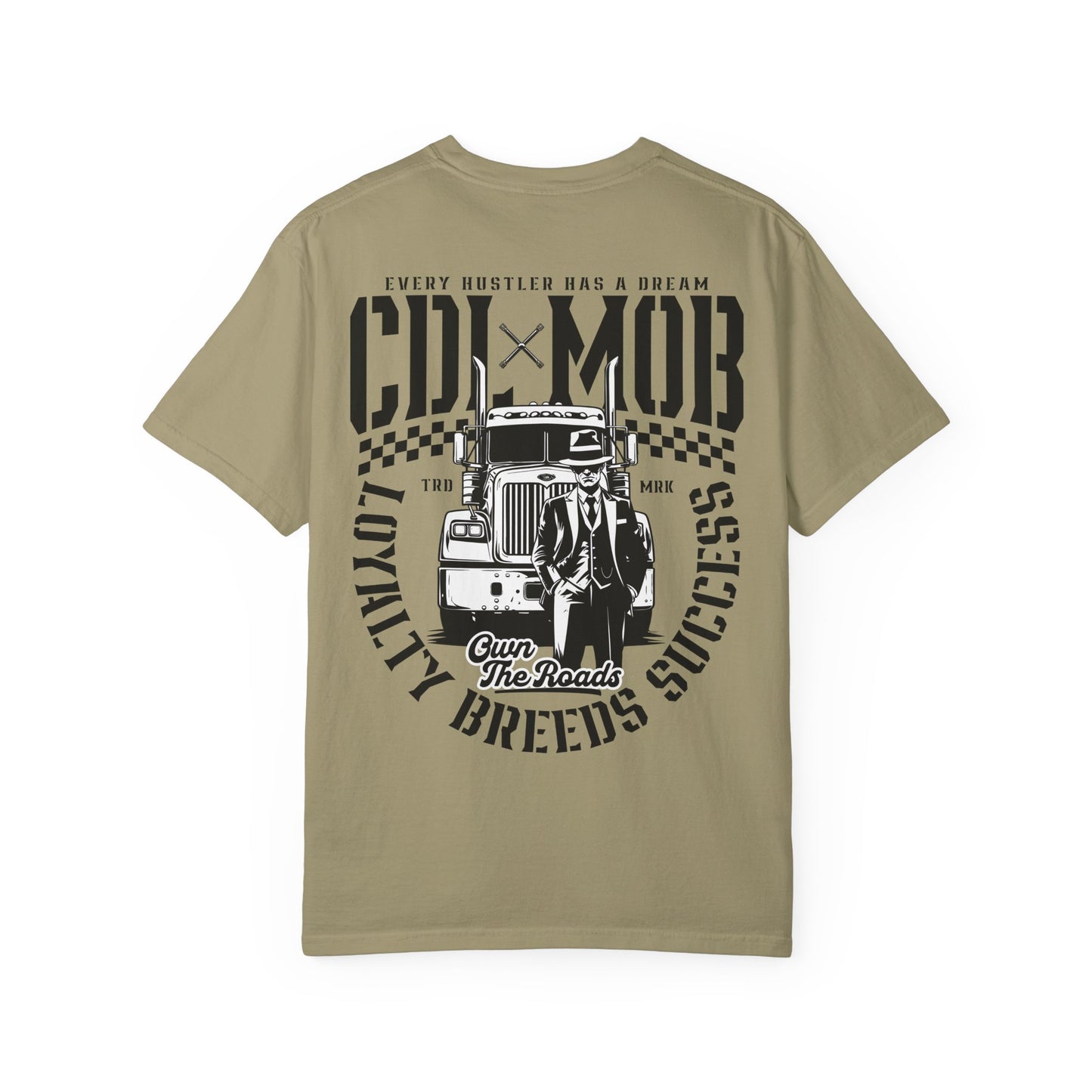 Vintage-Inspired CDL MOB Truck Driver T-Shirt