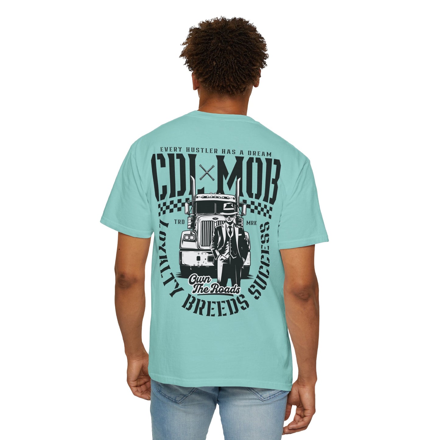 Vintage-Inspired CDL MOB Truck Driver T-Shirt