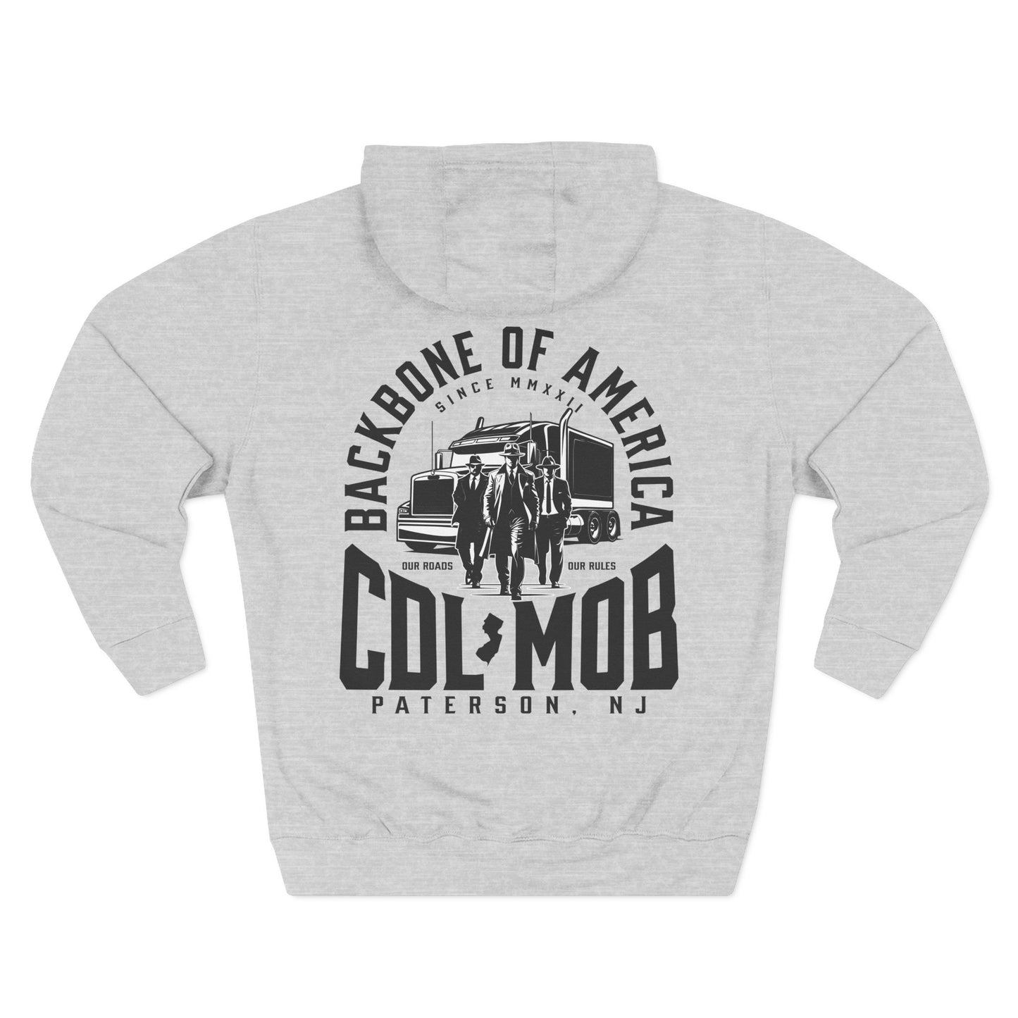 Backbone of America Fleece Hoodie - Cozy Unisex Pullover for Everyday Style