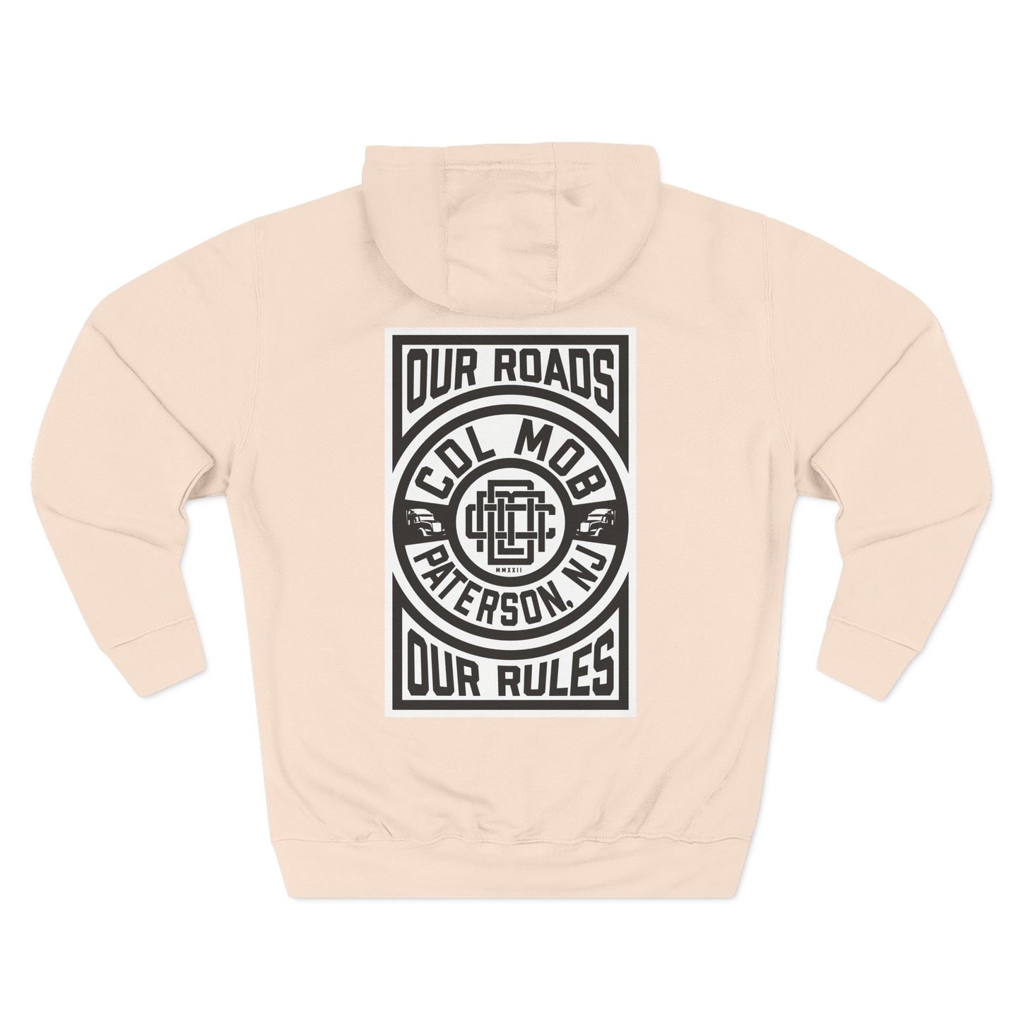 Our Roads Our Rules Streetwear Hoodie, Casual Fleece Sweatshirt