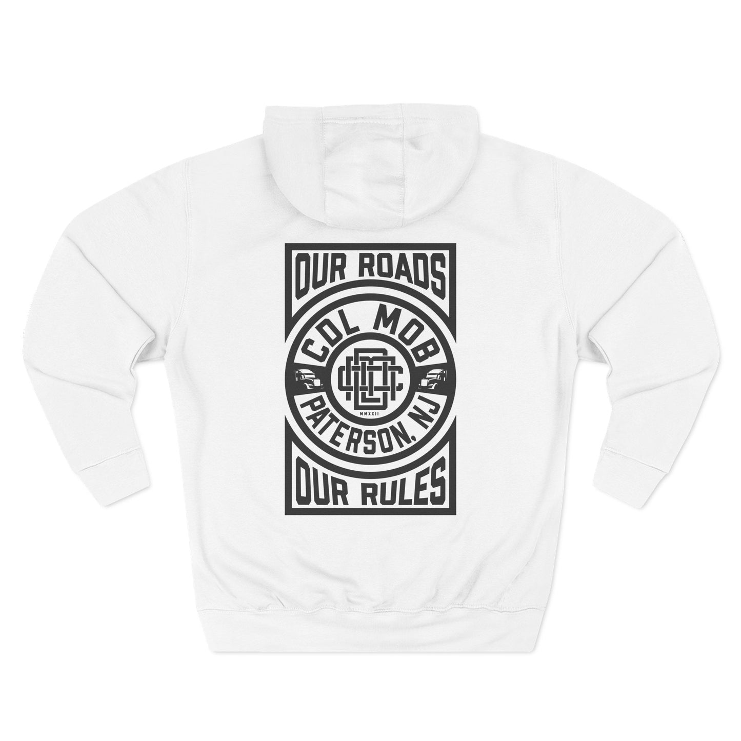 Our Roads Our Rules Streetwear Hoodie, Casual Fleece Sweatshirt