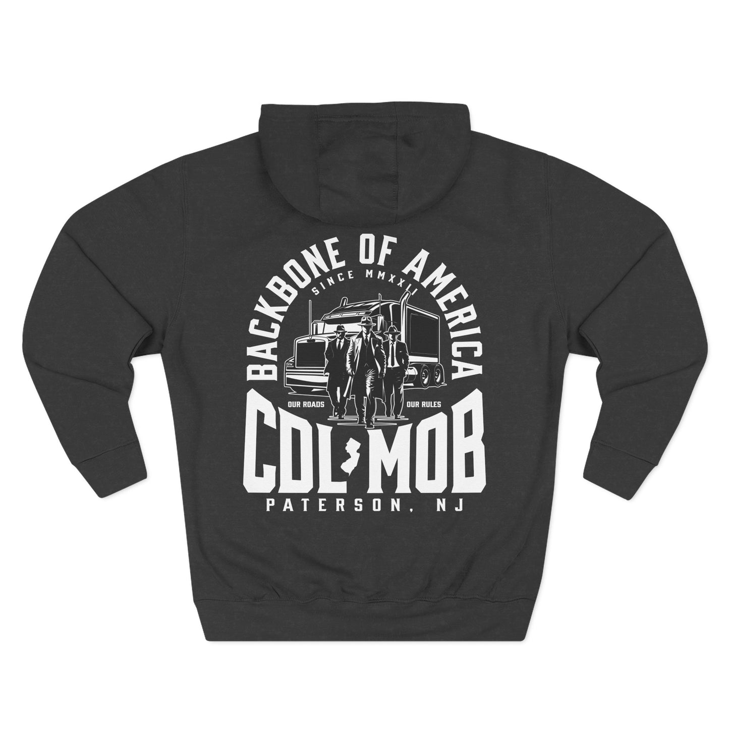 Trucker Pride Fleece Hoodie | Comfortable Pullover for Truck Drivers